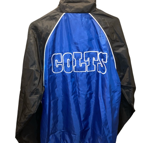 NFL brand Indianapolis Colts Windbreaker collared full zip size Large - Picture 2 of 3